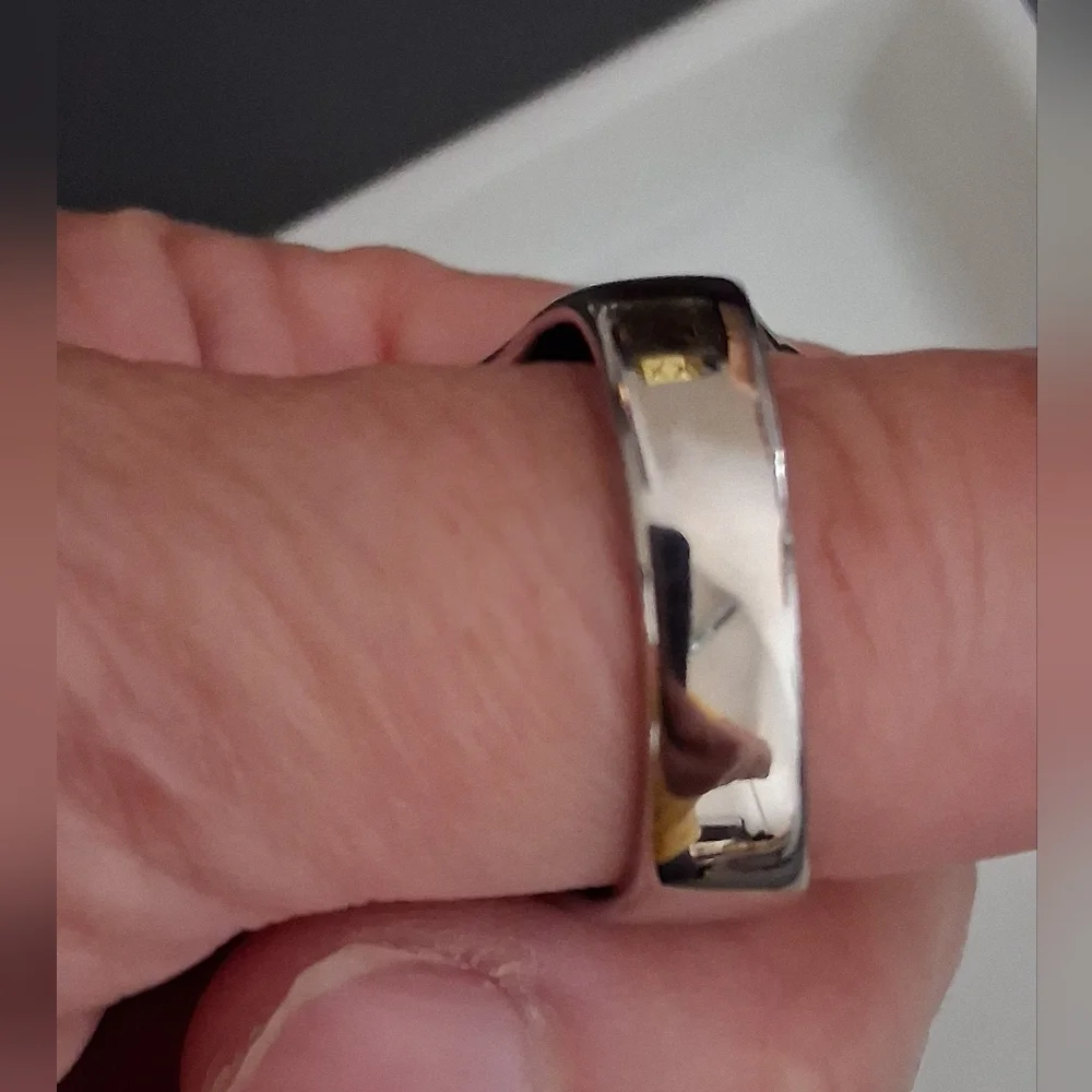 MEN'S SKULL BIKER RING STAINLESS STEEL SIZE 11